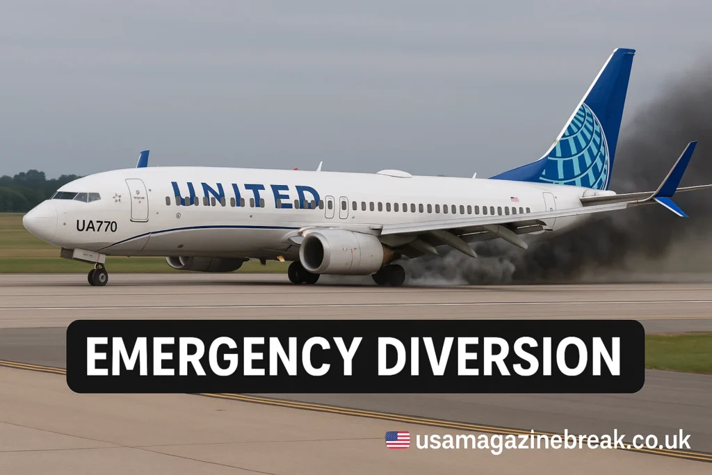 United Airlines Flight UA770 Emergency Diversion